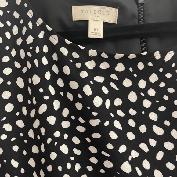 Talbotts Black and White Dress. - Picture 2 of 4